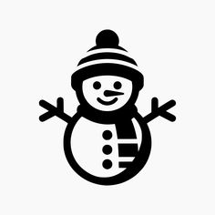 a snowman wearing a hat and scarf