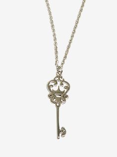 Destination Disney Castle Key Necklace Dragon Key Necklace, Diamond Jewelry Expensive, Minimalist Necklace Silver, Disney Necklace, Silver Engraved Bracelet, Disney Earrings, Her Universe, Opal Pendant Necklace, Long Silver Necklace