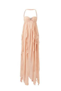 Mariah Dress (Peach) Debs Dress, Elegant Dinner, Dress Inspo, Chiffon Material, Flowing Skirt, Diamond Star, Lace Design, A Dress, Maxi Dresses