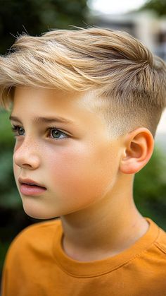 The Undercut is a bold, modern haircut that’s perfect for stylish boys heading back to school. It's easy to manage while adding a trendy edge. Click the pin and follow us for more cool school-ready haircut ideas! #Undercut #BoysHaircuts #TrendyStyles #BackToSchoolLook #KidsHaircuts Best Boys Haircuts, Male Haircut, The Undercut, Best Boys, Boys Haircut, Morning Hair, Boy Haircuts