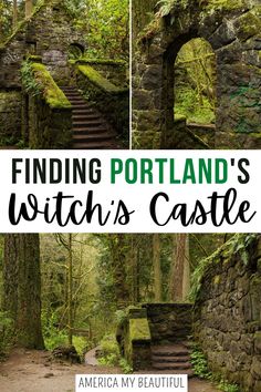 the cover of finding portland's witch's castle