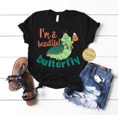 I'm A Beautiful Butterfly A Bug's Life Inspired Magical Glitter Shirt Heimlick Glitter Shirt - Etsy Canada A Bugs Life, Disney Outfits Women, Disney Clothing, Bugs Life, Disney Themed Outfits, Cute Disney Outfits, Svg Ideas, Disney Tattoo, Glitter Shirt