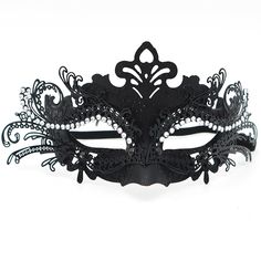 PRICES MAY VARY. Elastic closure Masquerade mask made of ABS base inlaid metal and sparkling rhinestones Graceful line design, manual assembly and beautiful hand paint pattern, great for your masquerade dress Classic black lace mask looks mysterious and elegant, wearing it makes you charming to be the focus on the party One size fits all, worn this masquerade mask with satin ribbons so that it can be easily adjusted to face The women's lace masks are perfect for masquerade ball, Halloween, Chris Rhinestone Masquerade Mask For Mardi Gras Carnival, Mardi Gras Masquerade Mask With Rhinestones For Carnival, Carnival Rhinestone Eye Mask, Carnival Eye Mask With Rhinestones, Rhinestone Mask For Masquerade Carnival, Rhinestone Mask For Carnival Masquerade, Masquerade Mask With Rhinestones For Carnival, Masquerade Rhinestone Eye Mask, Mardi Gras Party Masks With Rhinestones