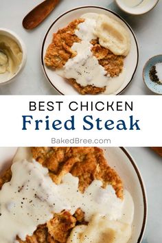 the best chicken fried steak with gravy and mashed potatoes is an easy dinner idea