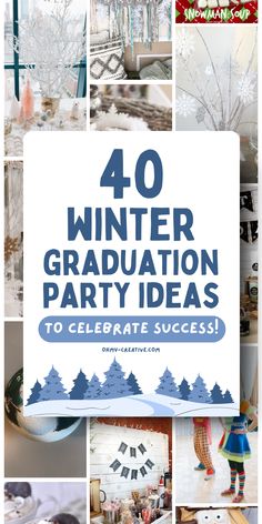 Graduating in winter is a special moment worth celebrating. It’s a time to recognize hard work and dedication while enjoying the winter season. In this list, you will find 40 creative ideas to help you plan the perfect winter graduation party. From decorations and foods to activities and gifts, there’s something for every type of celebration. Let these ideas inspire you to celebrate success in a way that's as special as the graduate themselves. #WinterGraduationPartyIdeas #WinterGraduationParty