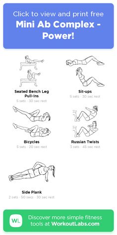 an exercise poster with instructions to use for the body and mind, including exercises that are included