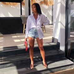 Looks Com Short, Miami Outfits, Shorts Outfits Women, Shorts Outfits, Miami Fashion, This City, Outfits Women, Fit Inspo, Looks Vintage