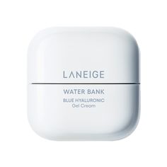 Laneige Water Bank Blue Hyaluronic Gel Moisturizer  Volume : 1.7 fl.oz / 50mL Skin type : Combination to Oily skin Soothes skin with lightweight hydration and control oil-moisture balance for oily skin Balancing Barrier Cream That finds the oil-moisture balance and soothes skin with refreshing hydration 48hr moisturizing Refreshing gel formula with Cooling Capsules A MILD FORMULA Safe enough for sensitive skin ----------------------------------------------------------------------- * Shipping You Laneige Moisturizer, Laneige Water Bank Blue Hyaluronic, Laneige Water Bank, Barrier Cream, Gel Moisturizer, Skin Care Moisturizer, Gel Cream, Facial Care, Everyday Bag