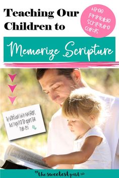 Teaching your children memorize scripture is such an important part of parenting! Ideas & Tips for memorizing Scripture. Free printable scripture cards to help your kids learn God's Word and hide it in their hearts! #scripturememorization | #teachingmykidsaboutJesus | #momlife Free Printable Scripture Cards, Free Printable Scripture, Raising Kids Quotes, Memorizing Scripture, Free Scripture Printables, Memorize Scripture, Scripture Memorization, Raising Godly Children, Mom Encouragement