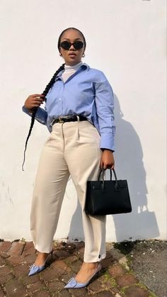 Work Wear 2023 Women, Stylish Work Outfits Black Women, Casual Official Outfit For Women, Street Style Work Outfit, Outing Outfits Casual, Cute Professional Outfits Black Women, Work Outfit 2023, Stylish Work Attire Classy, Stylish Work Attire Business Casual