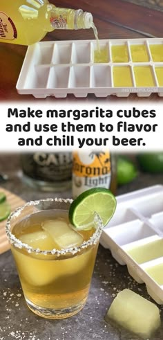 the ingredients for margaritas and how to make them