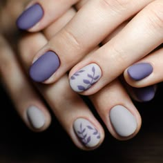 Pastel Nail Art, Super Nails, Cute Gel Nails, Data Entry, Floral Nails, Chic Nails, Short Acrylic Nails, Manicure E Pedicure, Purple Nails