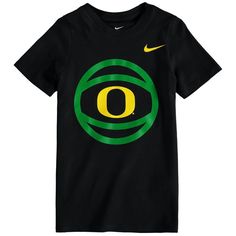 Oregon Ducks Nike Preschool Basketball and Logo T-Shirt - Black Basketball Hoops, Basketball Hoop, Oregon Ducks, Die Hard, New T, Nike Black, Logo T Shirt