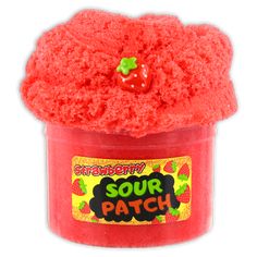 Strawberry Sour Patch Cloud Slime - Buy Slime Here - Dope Slimes Slime For Sale, Kawaii Slime, Kids Slime, Slime Collection, Slime Ideas, Free Slime, Pretty Slime, Cloud Slime, Slime Party