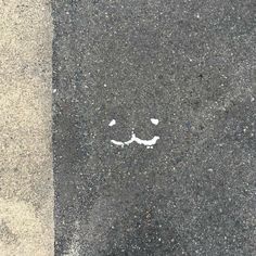 the white paint is on the asphalt and it looks like there's no image here