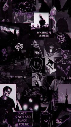 Grunge Vibes Wallpaper, Dark Grunge Aesthetic Wallpaper, Alternative Wallpaper, Aesthetic Spring Wallpaper, Emo Aesthetic Wallpaper, Dark Grunge Aesthetic, Black And Purple Wallpaper, Trippy Iphone Wallpaper, Dark Purple Wallpaper