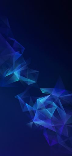 an abstract blue background with triangular shapes