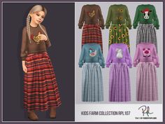 Sims 4 Farm, Black Simmer, Vintage Toddler Clothes, Flower Girl Dresses Vintage, Alpha Cc, Sims 4 Challenges, Sims 4 Cc Kids Clothing, Toddler Coat