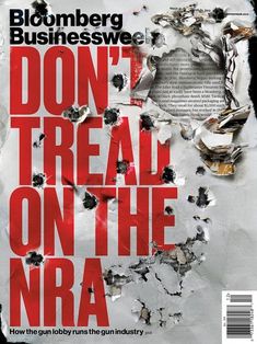 a magazine cover with torn paper and the words don't tread on the ira