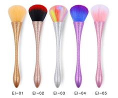 Brush Nail Art, Nail Dust, Blusher Brush, Beauty Brushes, Gel Extensions