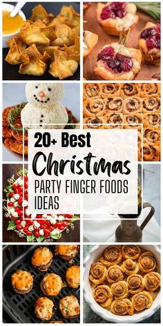 20 best christmas party finger foods ideas