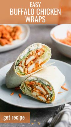 Grilled Buffalo Chicken Wraps filled with spicy chicken and fresh ingredients, ideal for healthy meal prep. Chicken Wraps Healthy, Easy Delicious Dinners, Flour Tortilla, Chicken Wrap, Creamy Dressing, Easy Healthy Lunches