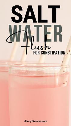 Salt water flush is a simple home remedy that helps flush out toxins from your body by completely emptying your bowels. This salt water flush for constipation will help stimulate a bowel movement in less than 30 minutes plus help you lose a few pounds of water weight as well. Salt Water Flush Recipe, Salt Water Cleanse, Cheap Easy Healthy Meals, Salt Water Flush, Salt Cleanse, Flush Out Toxins, Colon Cleanse Recipe