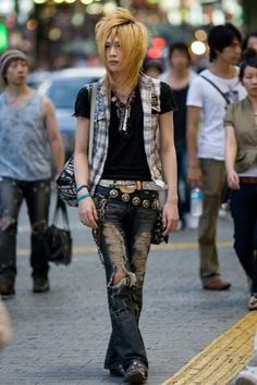 Vkei Mens Fashion, Vkei Style Clothes, Gyaruo Outfits, Vkei Clothing, Rock Gyaru, Gyaruo Fashion, Vkei Clothes, Onii Kei, Male Gyaru