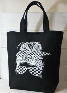 Racing Canvas Tote . Dirt Track Racing Canvas Tote With Pockets . Gift For Her . Racing Gift . Mothers Day Gift . Tote With Pockets, Track Racing, Dirt Track Racing, Dirt Track, Racing Shirts, Beach Tote Bags, Easter Gift, Cricut Projects