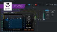 the control panel for an electronic device with sound waves and audio equalizer on it