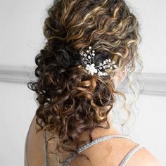 Bridal Braids, Mother Of The Bride Hair, Key West Wedding, Curly Hair Updo, West Wedding, Wedding Hair Inspiration