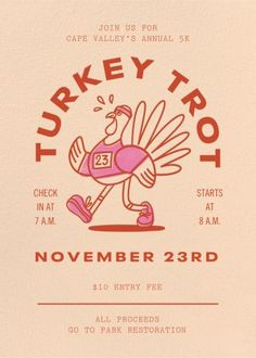 the turkey trot is coming to town