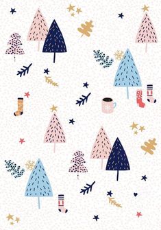 christmas... L Wallpaper, Scandi Christmas, Winter Illustration, Holiday Background, Baby Milestone, Milestone Cards, Wallpapers Iphone, Noel Christmas