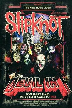 the poster for slipknot's tour