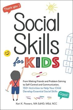 the book cover for social skills for kids