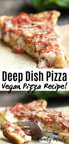 deep dish pizza with veggie pizza recipe