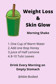 A woman swore to herself never to spend a cent on meat, yet her boyfriend expects her to pay for his steak since it is his birthday. Glow Drink, Healthy Morning Drinks, Morning Shakes, Weight Loose Tips, Clear Healthy Skin, Diy Skin Care Routine, Morning Drinks, Quick Recipes Snacks