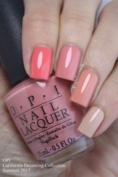 Opi California Dreaming, Skittle Nails, Skittle Mani, Best Nails, Nails Summer, Gel Nail Designs, Nail Varnish, Opi Nails