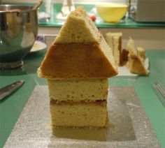 a piece of cake sitting on top of a table