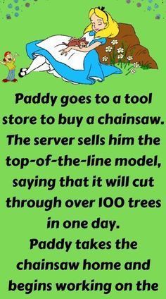 an image of a cartoon character with the caption that reads, paddy goes to a tool