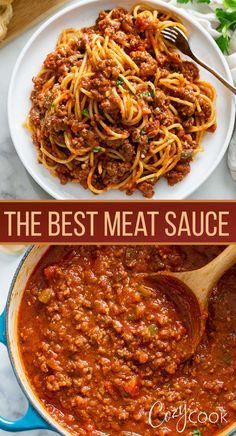 the best meat sauce for pasta and spaghetti