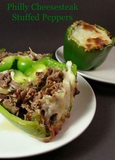 a close up of a stuffed pepper on a plate