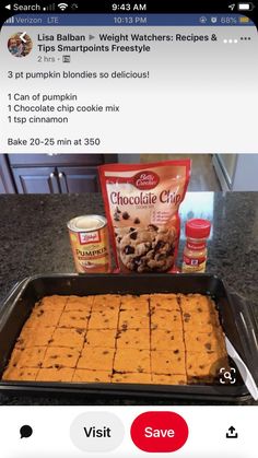 a pan filled with food sitting on top of a counter