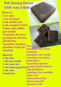 the recipe for cake is shown in three different languages