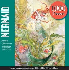 a book with an image of mermaids and other animals on the cover, which reads mermaid