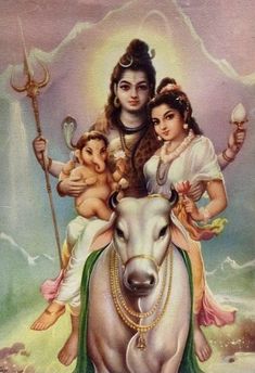 Shiva And Parvati, Matted Hair, Lord Shiva Family, Lord Ganesha Paintings, Shiva Wallpaper