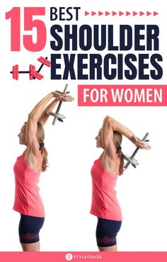 the best shoulder exercises for women to do in less than 15 minutes or less, you can