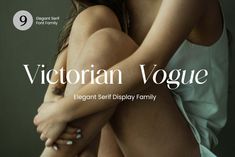 the cover of victoria voge's book, elegant self - display family with an image of a naked woman