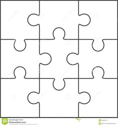 the missing pieces of a jigsaw puzzle are shown in black and white stock photo