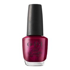 H024 Big Sagittarius Lacquer by OPI Opi Malaga Wine, Burgundy Nail Polish, Malaga Wine, Opi Red, Opi Polish, Opi Nail Colors, Wine Nails, Nagellack Trends, Red Nail Polish